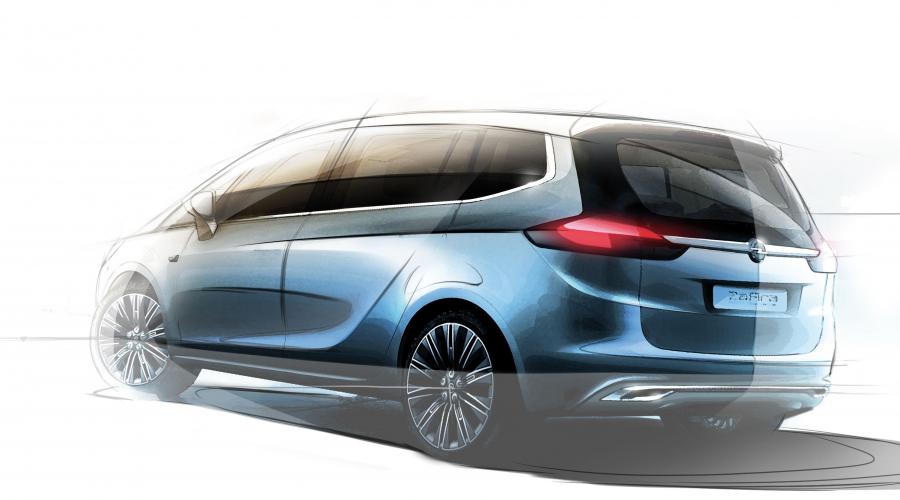  Opel Zafira Tourer Concept 2011 года  (фото 9 из 28)